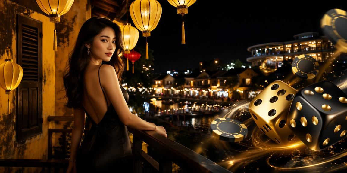 Người chơi Hội An thưởng thức tài xỉu trực tuyến tại khu chợ đêm phố cổ
